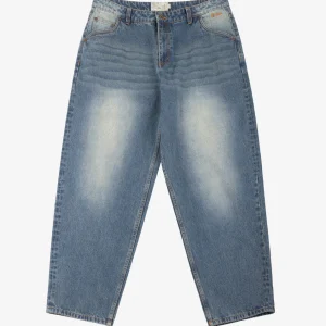 CLASSIC BAGGY DENIM PANTS SANDBLASTED INDIGO
