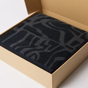 Broken ftp Bath Towel Set Black