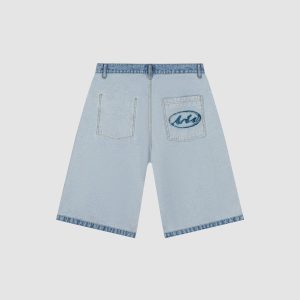 Arte || Denim Inside Out Short - Denim Bleach - M’
