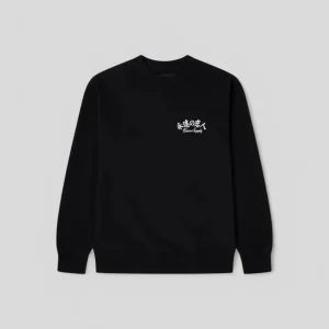Edwin || Forever Lover Sweat Heavy Felpa - Black Garment Washed - M"