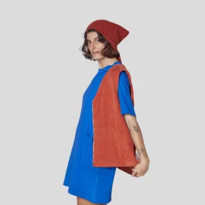 Graine || Cosmique Gilet Reversible - Terracota