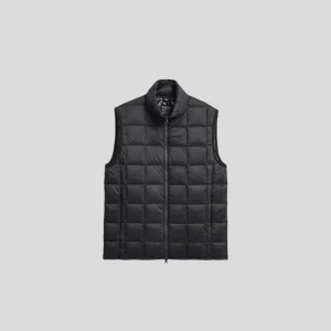 Taion || Hi Neck W-Zip Down || T002WZ -Black