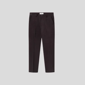 Les Deux || Como Reg Wool Melange Suit Pants -Coffee Brown Melange