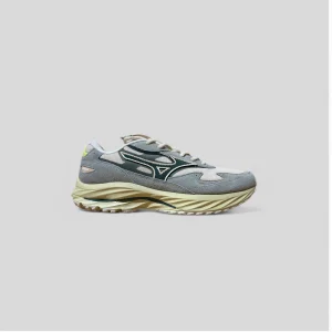 Mizuno || Wave Rider B -Grey/Green Forest - M"