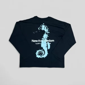 New Amsterdam || Seahorse Longsleeve - Black - M’