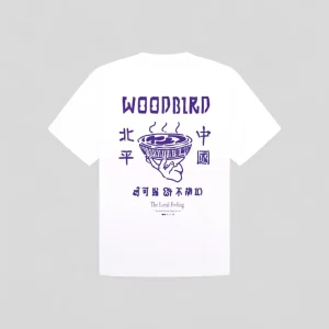 Woodbird || WBBaine Serve Tee - White