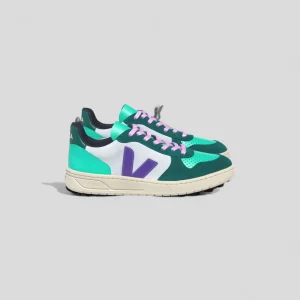 Veja || V-10 Suede - Multico Swan/ Purple Pierre