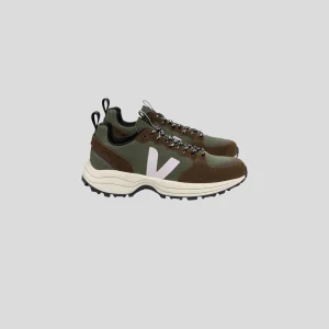 Veja || Venturi VC Suède - Women -  Mud Parme Multico