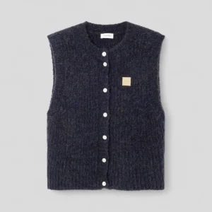 American Vintage || East Gilet - Navy Mouline