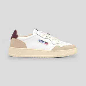 Autry || Medalist LS03 - Leat/Suede Wht/Wine - M’