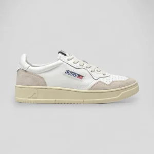 Autry || W' Medalist - LS33 - Leat/Suede White