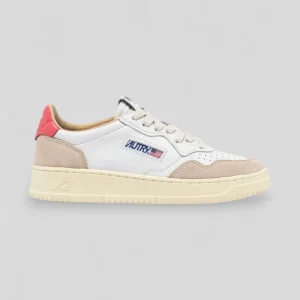 Autry || Medalist Low Wom - LS78 White/ Tearose