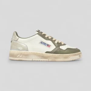 Autry || Medalist Super Vintage Wom - SV50 White/Green/Silver
