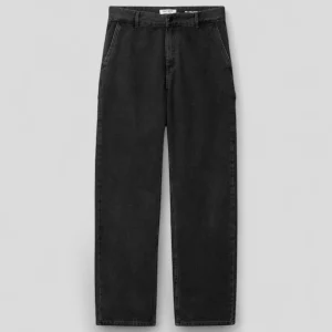 Carhartt || W' Pierce Pant Straight - Black Stone Washed