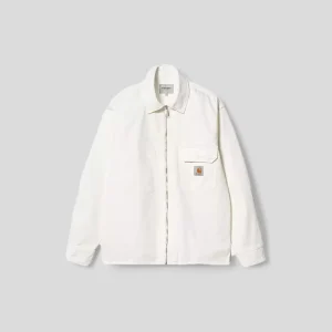 Carhartt || Rainer Shirt Jacket - Off-White Rinsed - M"