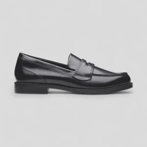 Clarks || Straven Edge - Black Leather