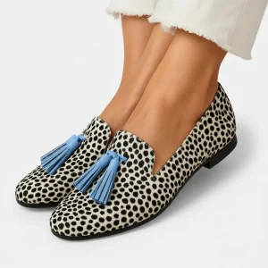 Mocassins femme à pampilles légers et confortables