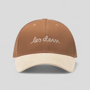 Les Deux || Brad Contrast Suede Baseball Cap - Monk's Robe