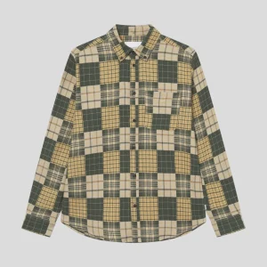 Les Deux || Kent Patchwork Check Shirt - Duffel Bag