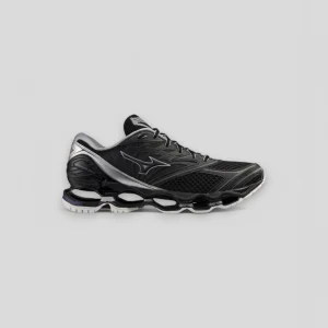Mizuno || Wave Prophecy Ls - Black/silver/purple haze - M"