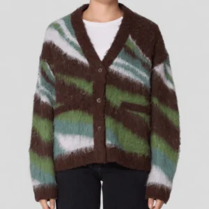 Obey || Delirium Cardigan - Brown Multi
