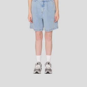 Obey || Eli Denim Pleated Short - Cirrus