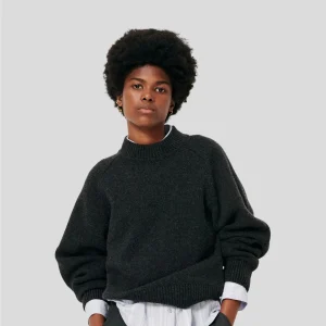 Sessun || DALAN Hammer Sleeves Jumper - Carbonella
