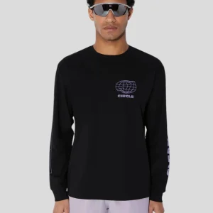 Circle || T-Shirt Manches Longues Technique Clean As Fuck - Slate Black